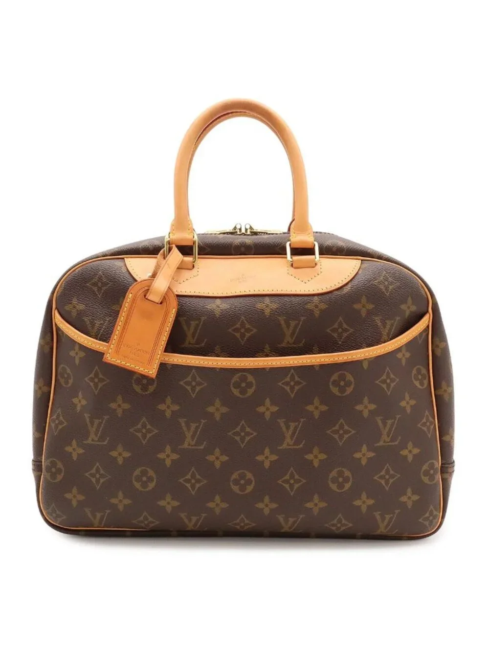 Louis Vuitton Monogram Bowling Vanity Deauville Mini Boston Bag Purse